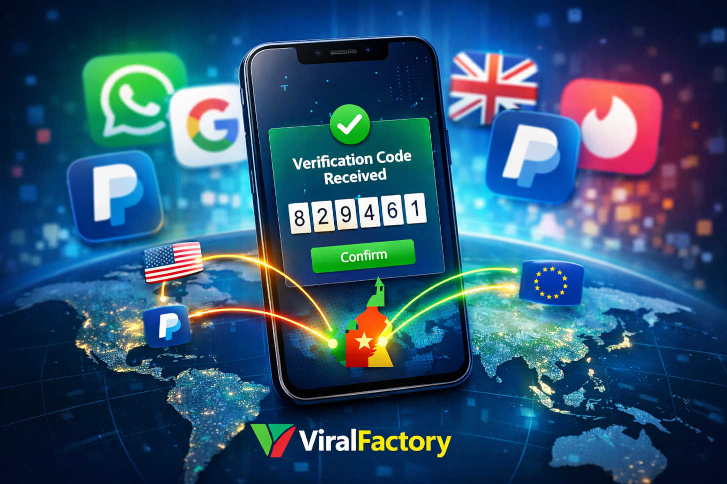 Buy Virtual Phone Numbers Cameroon